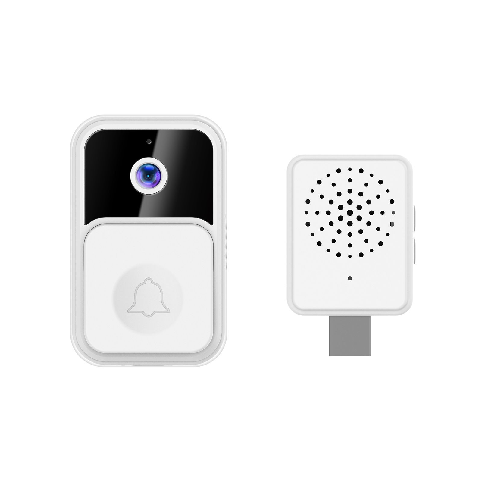 Video Doorbell Variable Tone Portable Installation Video Call Super Long Standby Video Doorbell Intercom