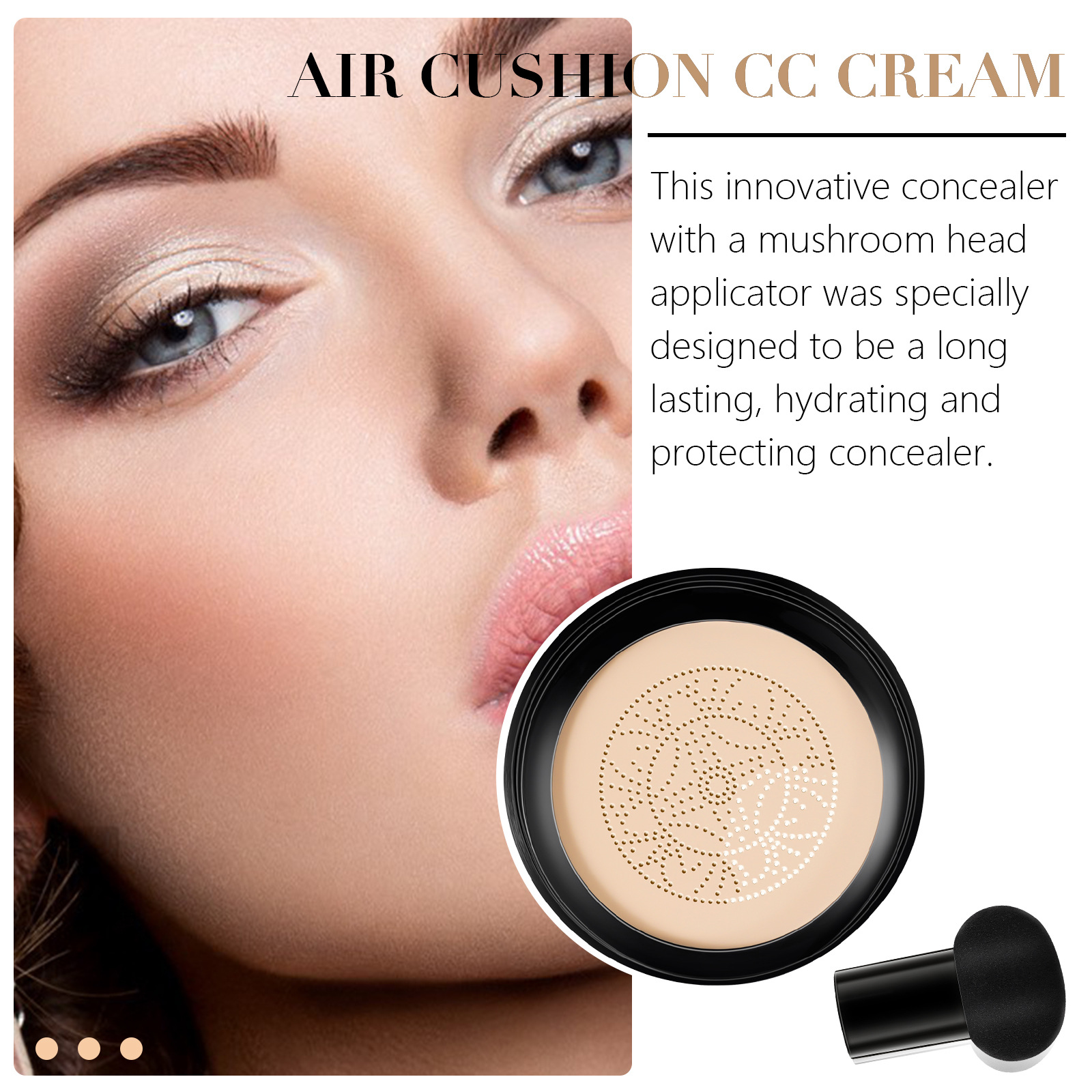 SEFUDUN mushroom head foundation liquid air cushion BB cream mushroom air cushion cc Cream Foundation liquid moisturizing isolation concealer cream