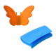 Jiaju Magnetic Absorbable Butterfly Heat Insulation Silicone Hand Clip for Dishes and Dish Pot Handle Clip for Oven Baking Anti-scald Gloves