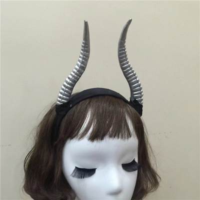 Party decoration small antelope horn headband holiday supplies headdress hairpin horn DIY shooting spoof hairband