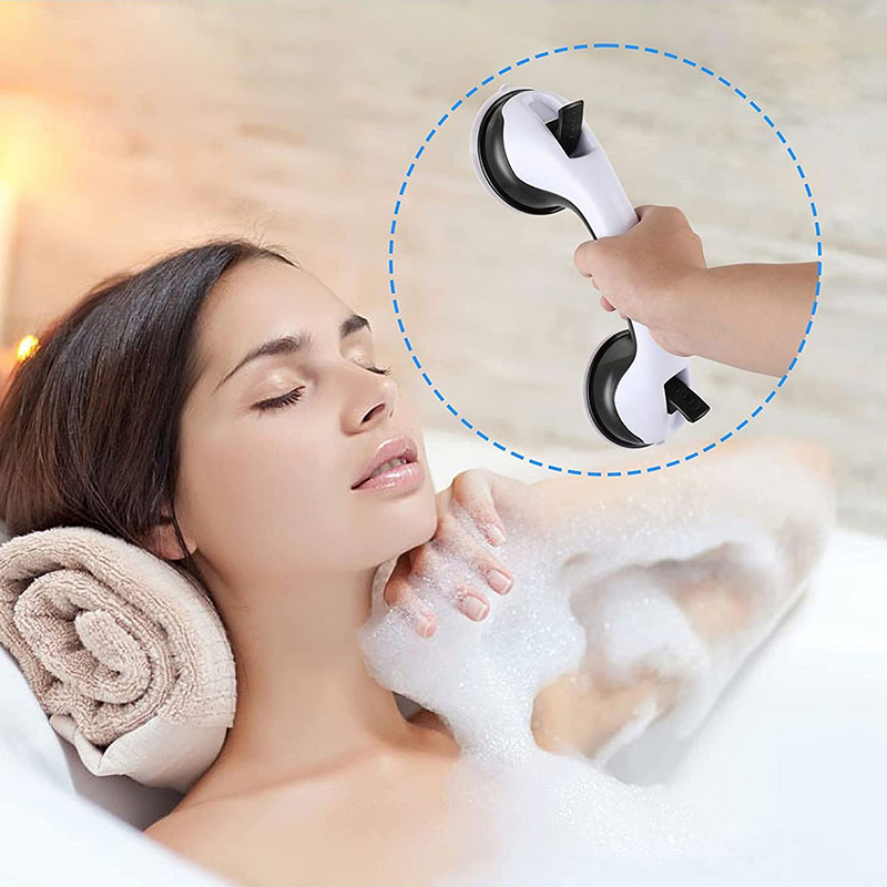 Cross-border manufacturers TV bathroom armrest bathroom strong suction cup handle elderly children armrest drop-resistant handle