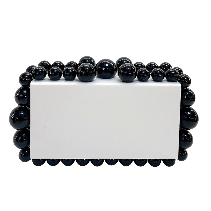 Ancient Spirit Strange Bag New Acrylic Cloud Plastic Bag Clutch Bag Instagram Same Style Crossbody Bag Flash Bead Women's Bag