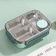 850ml stainless steel three grid green