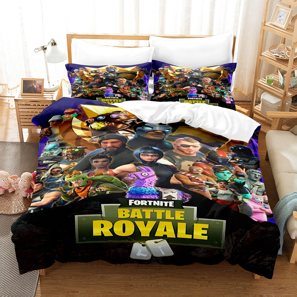 luxury-bedding-set---three-piece-duvet-cover-sheet-pillowcase---comfortable-soft-breathable-various-sizes-available