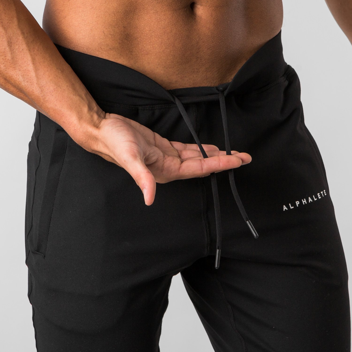 Muscle fitness brothers spring and autumn men's sports leisure running exercise Stretch Slim empty plate trousers foreign trade Wholesale