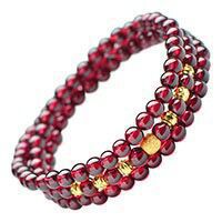 Wholesale imitation garnet bracelet multi-circle simple couple gold-plated brave bracelet Yiwu small gifts wholesale jewelry
