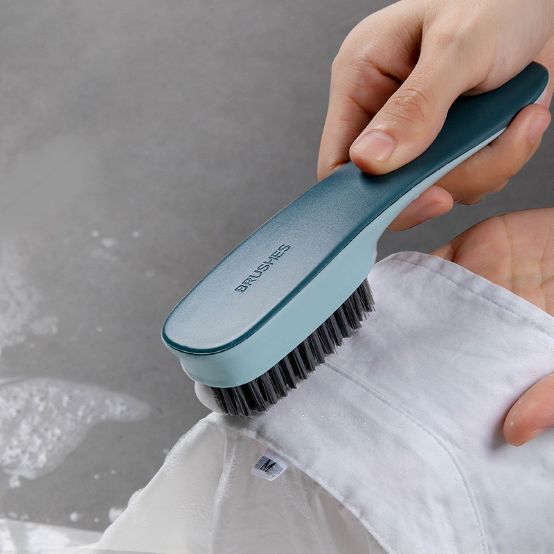 Housewife shoe brush soft brush does not hurt shoes cleaning brush household washing shoes washing clothes two-color board brush brush