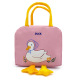 Pink yellow duck