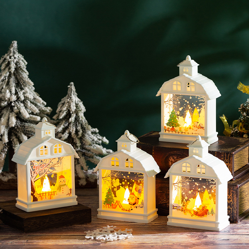 Christmas decorations retro portable night light LED ornaments Christmas tree ornaments cross-border window creative props_voghion.com