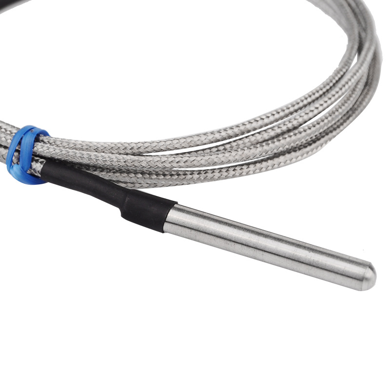 PT100-5 * 3CM thermal resistance transmitter precision probe type metal shielded wire temperature high temperature sensor