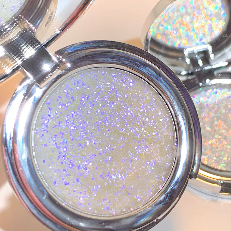 DIKALU monochrome white sugar eye shadow fluorescent niche flash party will disappear eye shadow flat for genuine goods