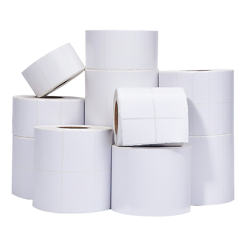 Coated paper label paper two-dimensional code label printing paper logistics express single sticker bar code printing sticker wholesale