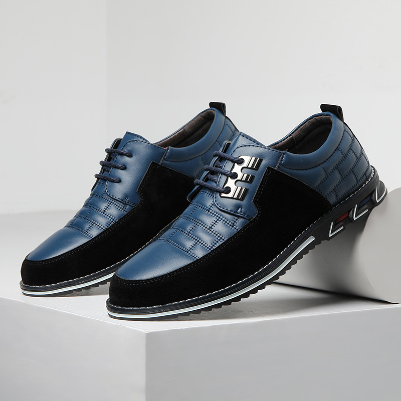 Zapatos de verano para hombres nuevos zapatos de hombre transpirable zapatos de cuero casuales de negocios coreanos transfronterizos más tamaño zapatos deportivos versátiles