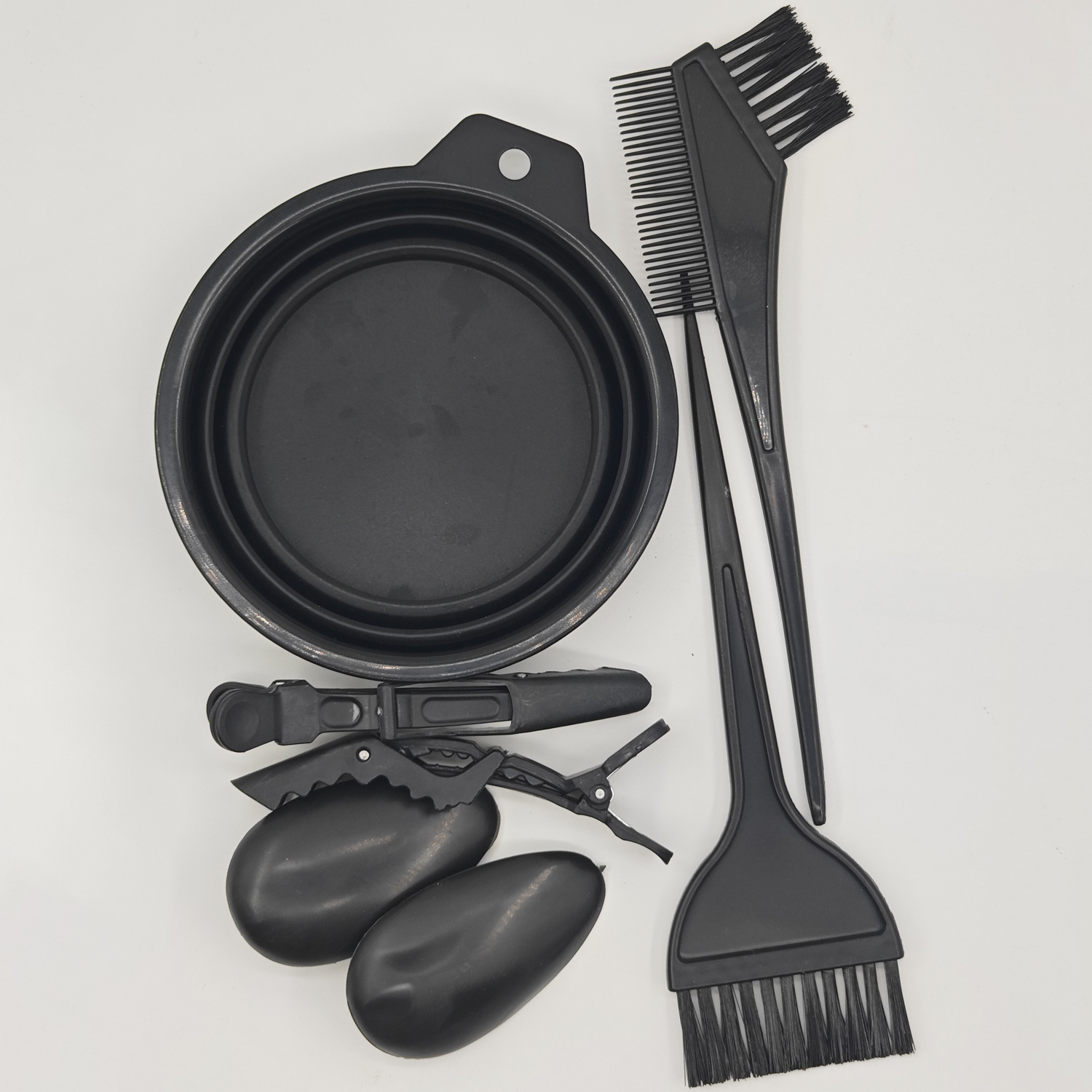 Hair dyeing bowl hair dyeing tools suit 6-piece set cross-border hot sale Hair Treatment Oil Bowl hair dyeing comb brush hair salon hairdressing supplies