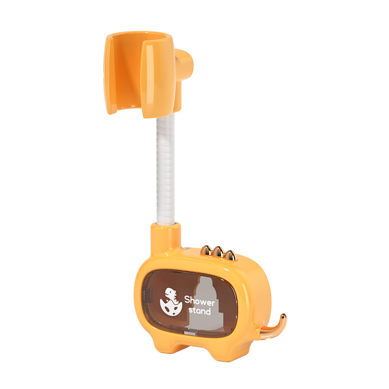 Punch-free shower bracket bathroom universal shower head fixed artifact adjustable nozzle hanging seat nozzle wall seat