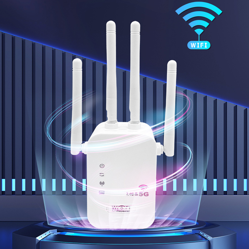 1200m wireless routing wifi signal amplifier extender repeater wifi repeater dual band 5g