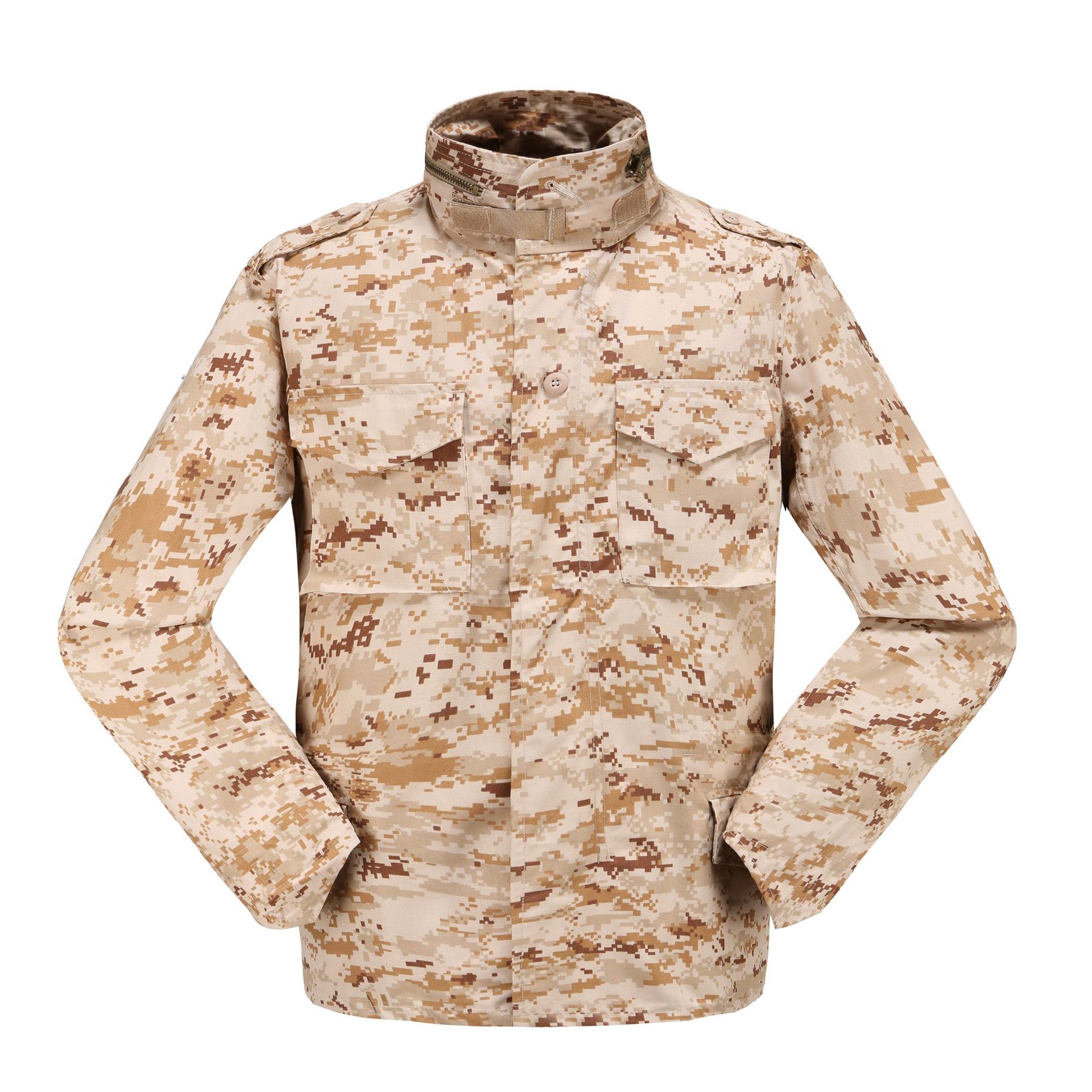 Factory wholesale outdoor tactical M65 windbreaker nylon cotton men's jacket assault jacket overcoat frock waterproof wear-resistant