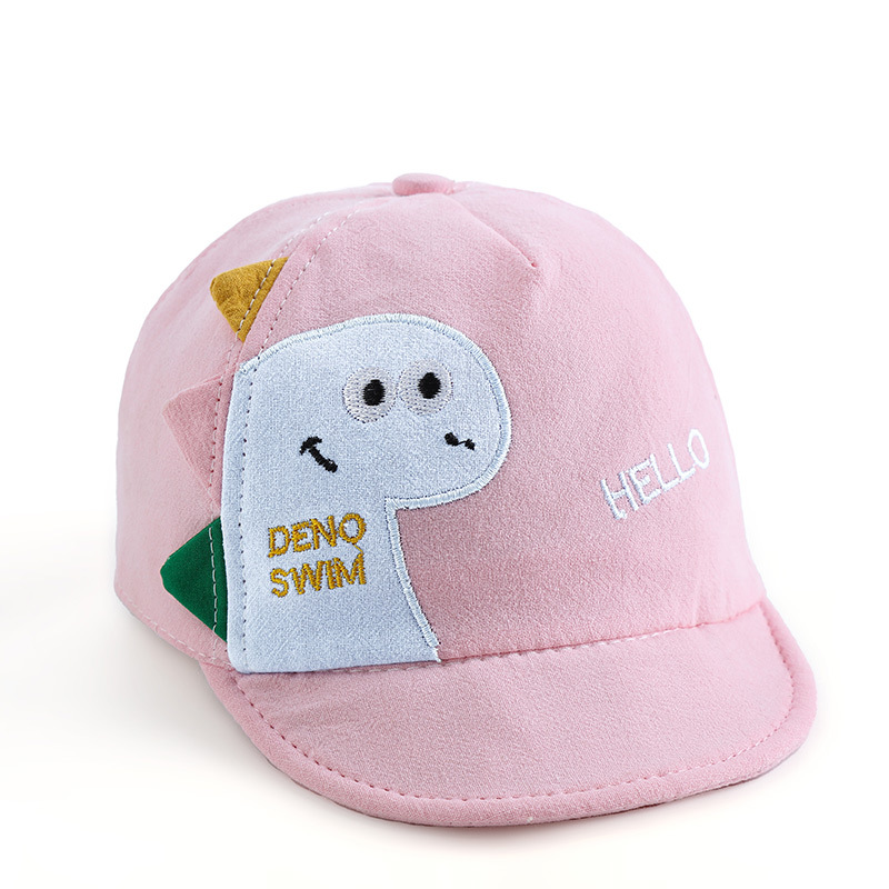 儿童帽子鸭舌帽女宝宝1-4岁春秋女童棒球帽韩版男时尚卡通太阳帽
