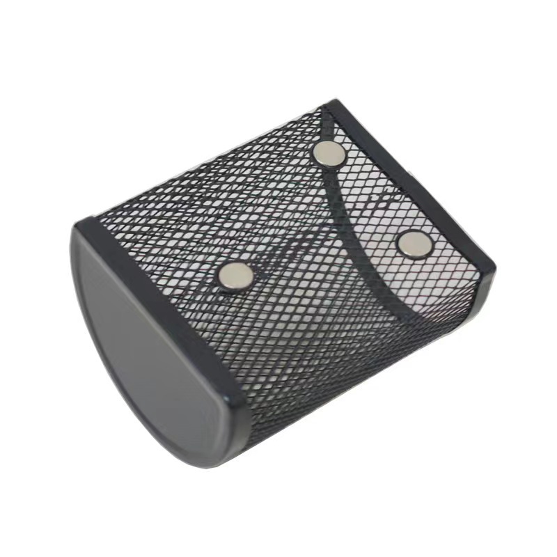 Wrought iron semicircle magnetic pen holder wholesale with magnet whiteboard pen holder storage box magnetic marker rack storage cabinet accessories