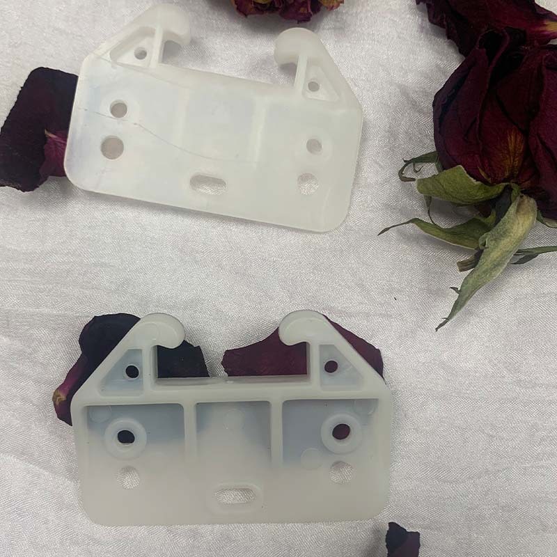 Plastic parts P P material white support hanging furniture accessories supply wooden slide slide