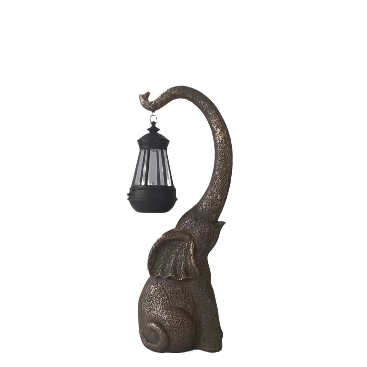 Simple Outdoor Garden Layout Auspicious Elephant Solar Light Decoration Ornaments Courtyard Landscape Home Accessories