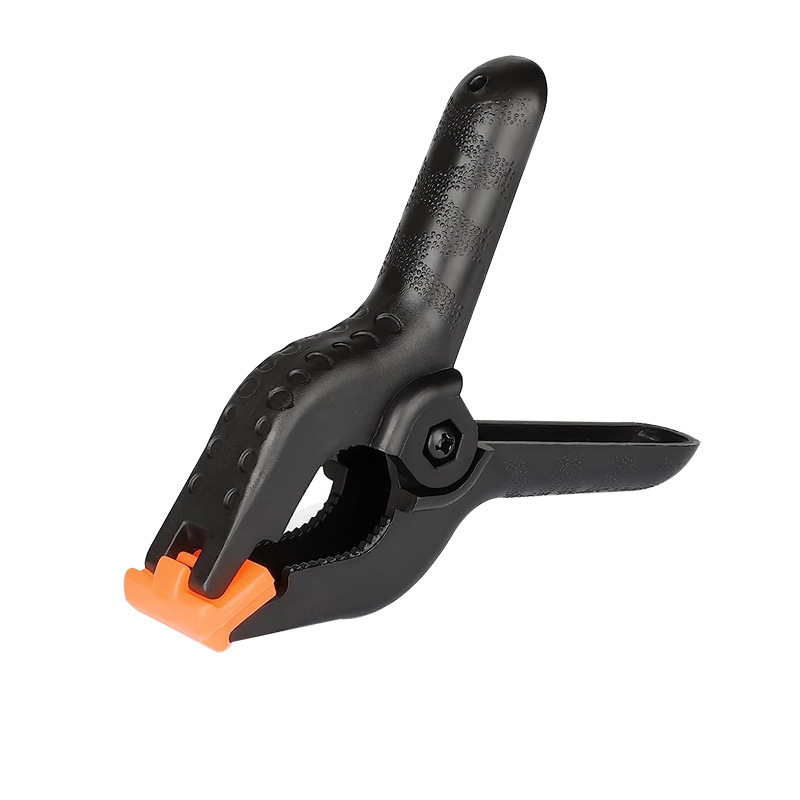 Cross-Border 2 inch 4 inch 9 inch plastic woodworking clip mini photography background cloth nylon fixed spring clip A clip vigorously