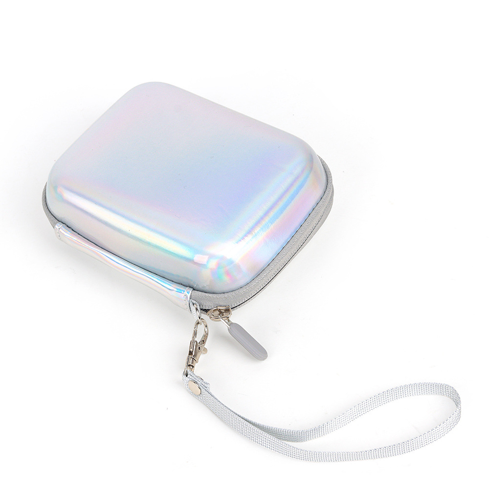 Universal camera PU leather storage bag is suitable for mini EVO, link and liplay hard case protection bag