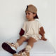Korean-style Newborn Bodice 2023 New Baby Climbing Suit Baby Triangle Bag Fat Clothes Short-sleeved Summer Clothes