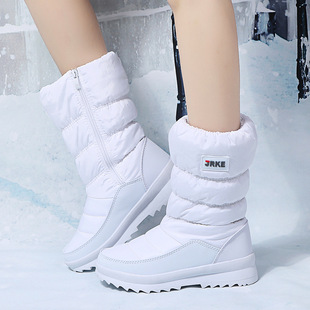 Russian cross-border foreign trade plus size 2023 autumn and winter New fleece-lined thick Snow boots Women's cotton boots Snow boots