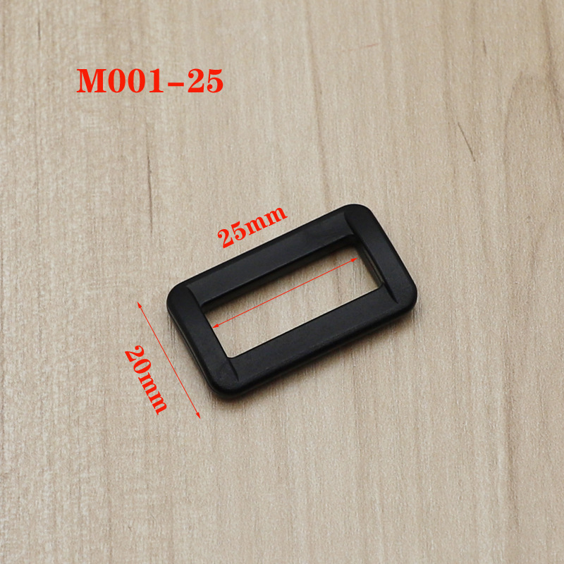 M001-25 Hualian KAM plastic second-gear buckle Lip Buckle adjustment buckle square buckle luggage accessories buckle size 25mm