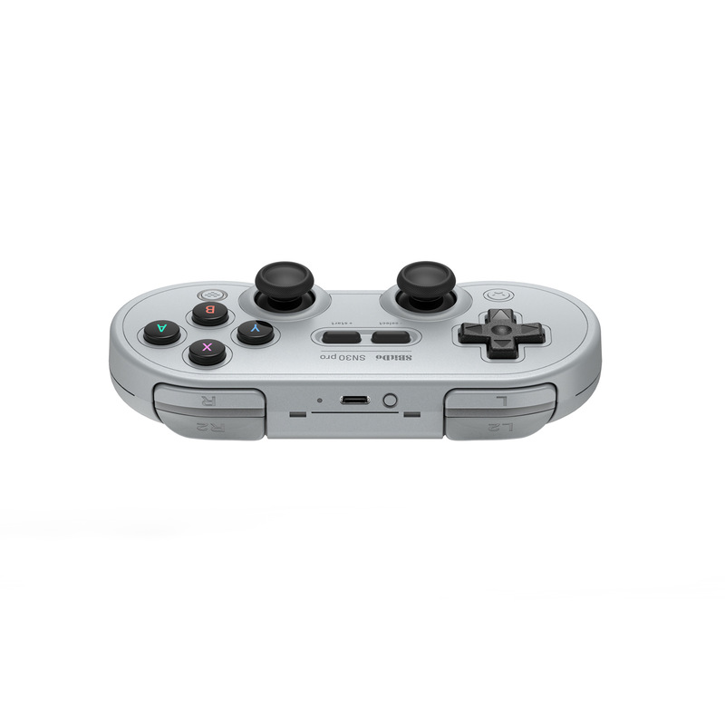 8bitdo Sn30pro ワイヤレス Bluetooth ゲームコントローラグレーバージョン振動スイッチコンソールデジタルコンピュータゲームパッド|undefined