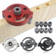 Woodworking Straight Hole Drilling Locator Plank Splicing Round Wood Tenon Center Drilling Positioning DIY Drilling Tool
