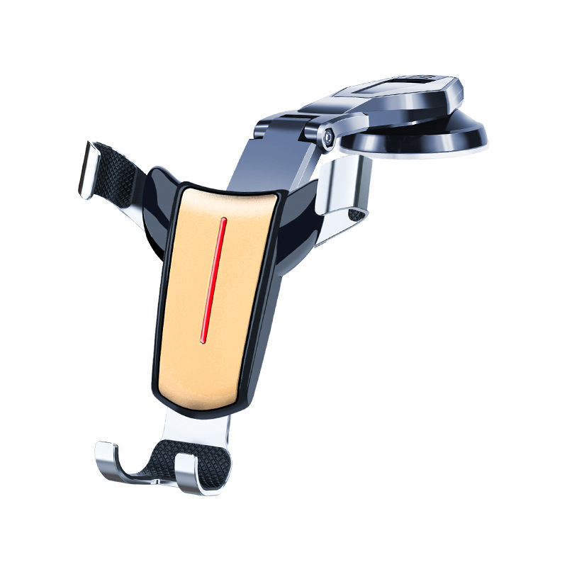 Factory direct sale instrument panel gravity car mobile phone bracket suction type multifunctional car navigation telescopic bracket