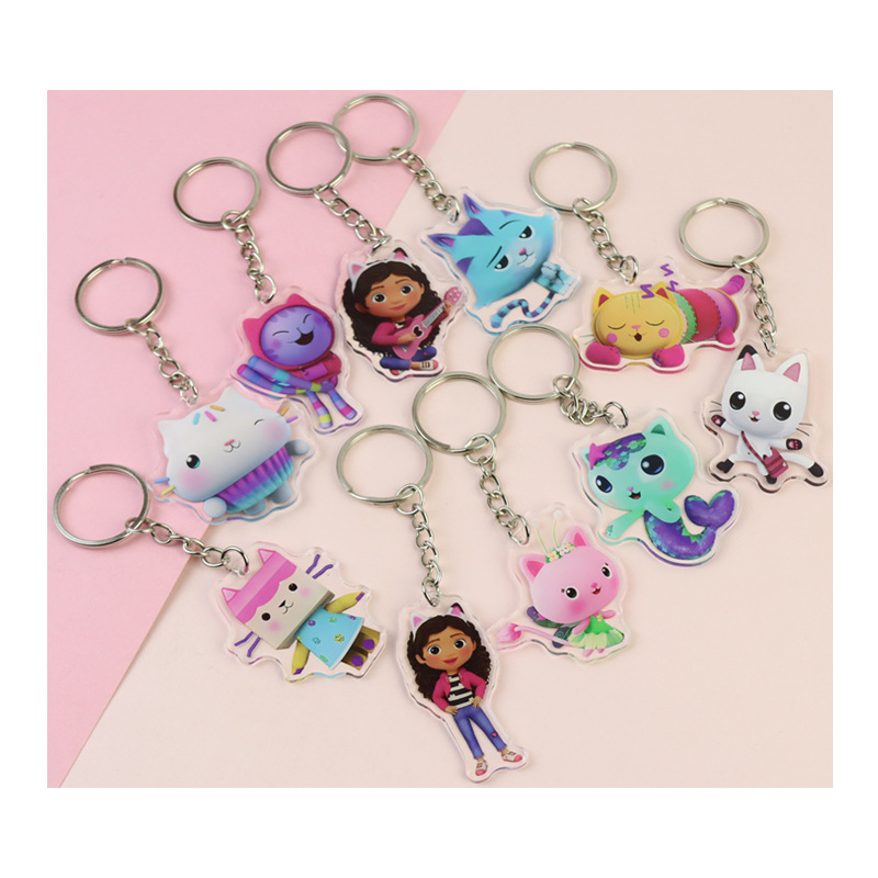 Gabi's toy house acrylic keychain in stock wholesale anime peripheral student schoolbag car pendant gift