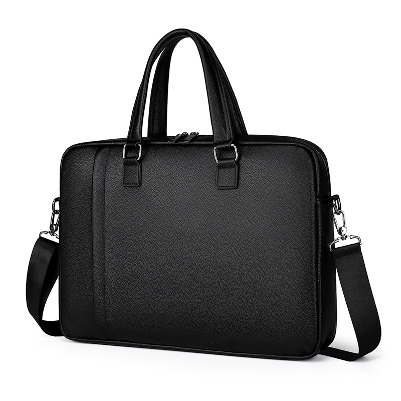 New business portable large capacity briefcase fashion business trip computer bag leisure travel simple wear-resistant messenger bag