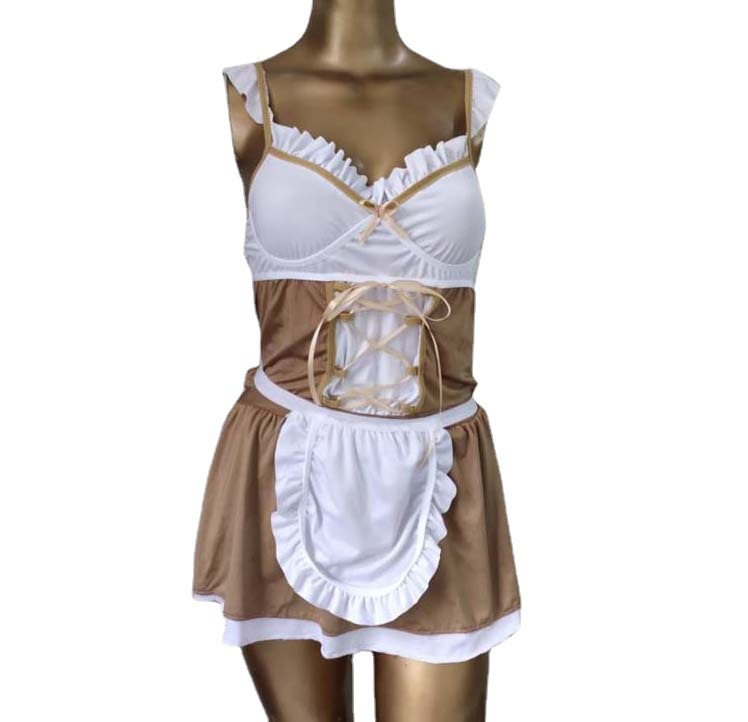 Sexy Underwear European and American Sexy Uniform Maid's Maid's lingerie Sexy Pajamas Christmas Pajamas Sexy