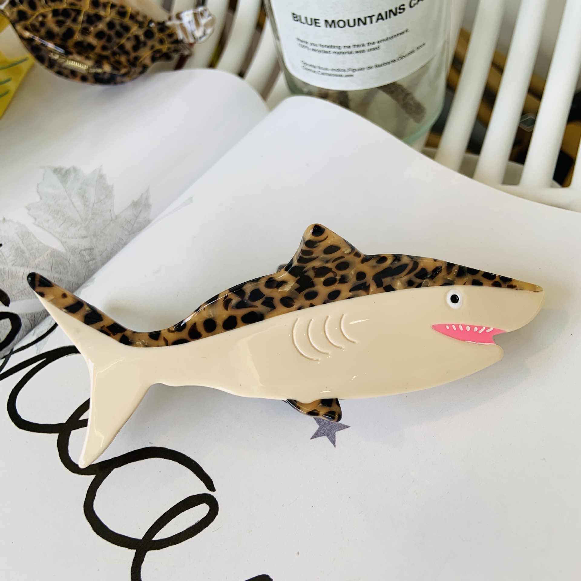 Neue Ozean Serie Essigsäure Clip Nischen Design Tier Pinguin Shark Clip Kreuz-grenze Großhandel Haar Zubehör Pony Clip_voghion.com