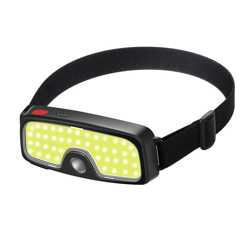 【国境を越えた新製品】USB充電ダブル光源COBヘッドライト屋外キャンプ灯が走るLEDヘッドライト|undefined