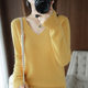 2025 Spring New Solid Color V-Neck Knitted Base Shirt Pullover Slim Sweater Thin Styline Interior