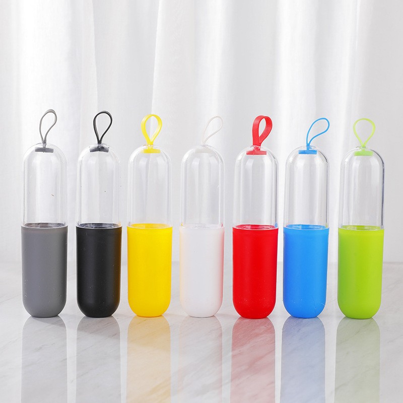 1.2 meters one drag three woven data line capsule gift packaging charging line transparent tube small batch silk screen logo