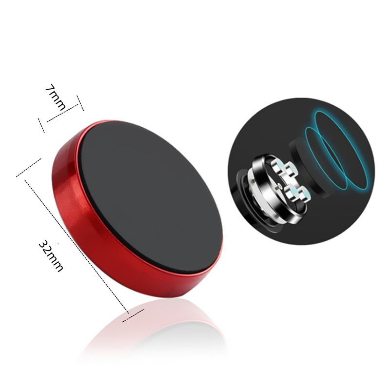 Universal Magnetic Sticking Car Mobile Phone Bracket Suitable for Car Navigation Metal Mini Universal Sticking Magnet Bracket