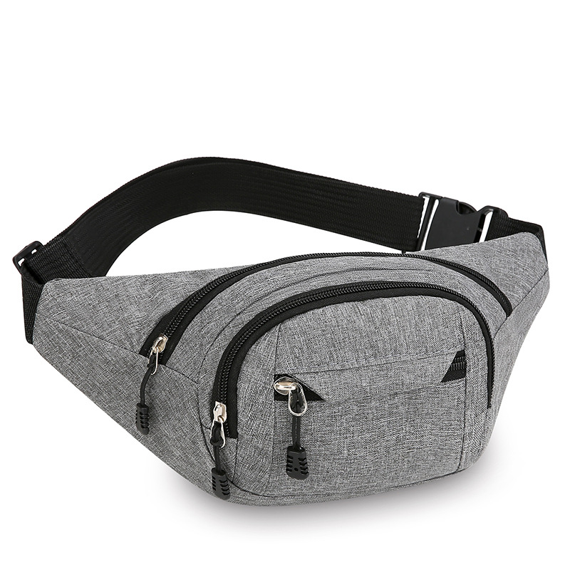 Waist Bag Men's and Women's Large Capacity Multifunctional Outdoor Sports Bag Mobile Phone Bag Waterproof Wear-resistant Bag Work Site Cashier Bag