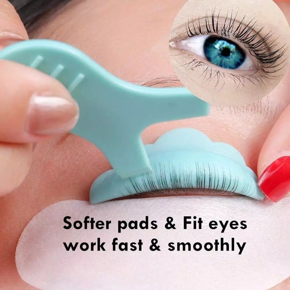 Cross-border New Eyelash Ironing Silicone Gasket 5 Pair Eyelash Auxiliary Tool Color Eyelash Ironing Auxiliary Tool