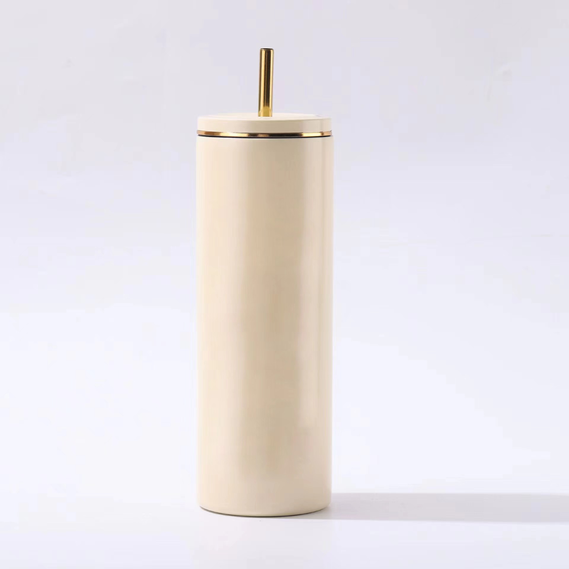 Vietnam Thailand 5D print coffee cup stainless steel 600ml ice American coffee cup portable insulated straw water Cup