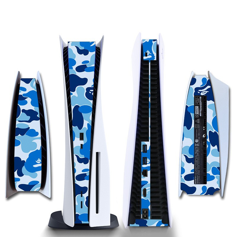 Factory wholesale ps5 side strip sticker ps5 host Middle sticker scratch-resistant wear-resistant optical drive a generation of hair