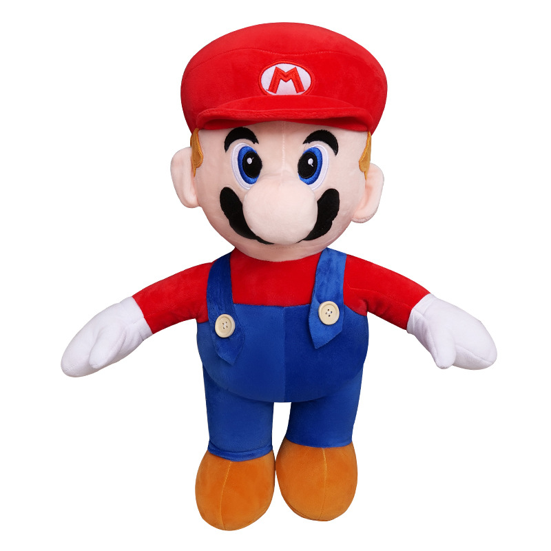 超级玛丽兄马里奥Super Mario玩偶公仔毛绒玩具儿童生日小礼物