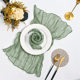 Bali yarn pleated napkin country bohemian table cloth decoration wedding party evening napkin placemat wholesale
