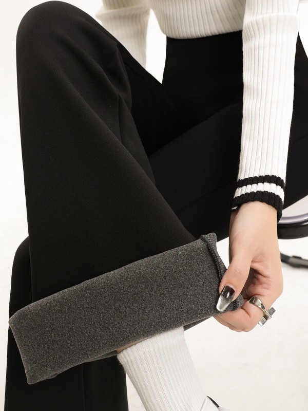 Women's flared pants autumn and winter New Korean style women's 2023 high waist high elastic outer wear casual pants Barbie drape leggings fashion