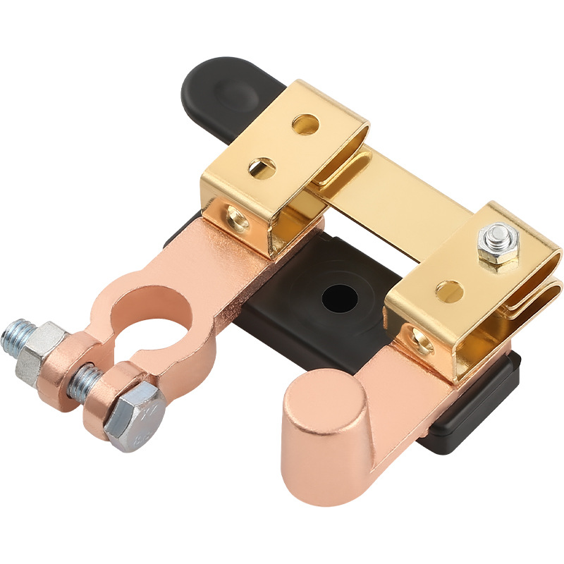 Car battery power-off switch modified switch brass thickened power-off negative truck trolley power supply knife switch