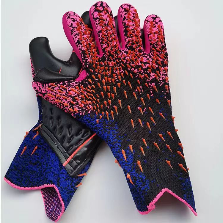 Cross-Border football goalkeeper gloves professional adult children latex finger-Free wear-resistant non-slip breathable goalkeeper gloves